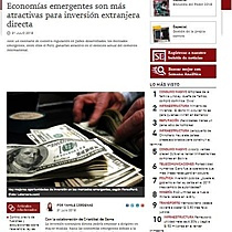 Economas emergentes son ms atractivas para inversin extranjera directa